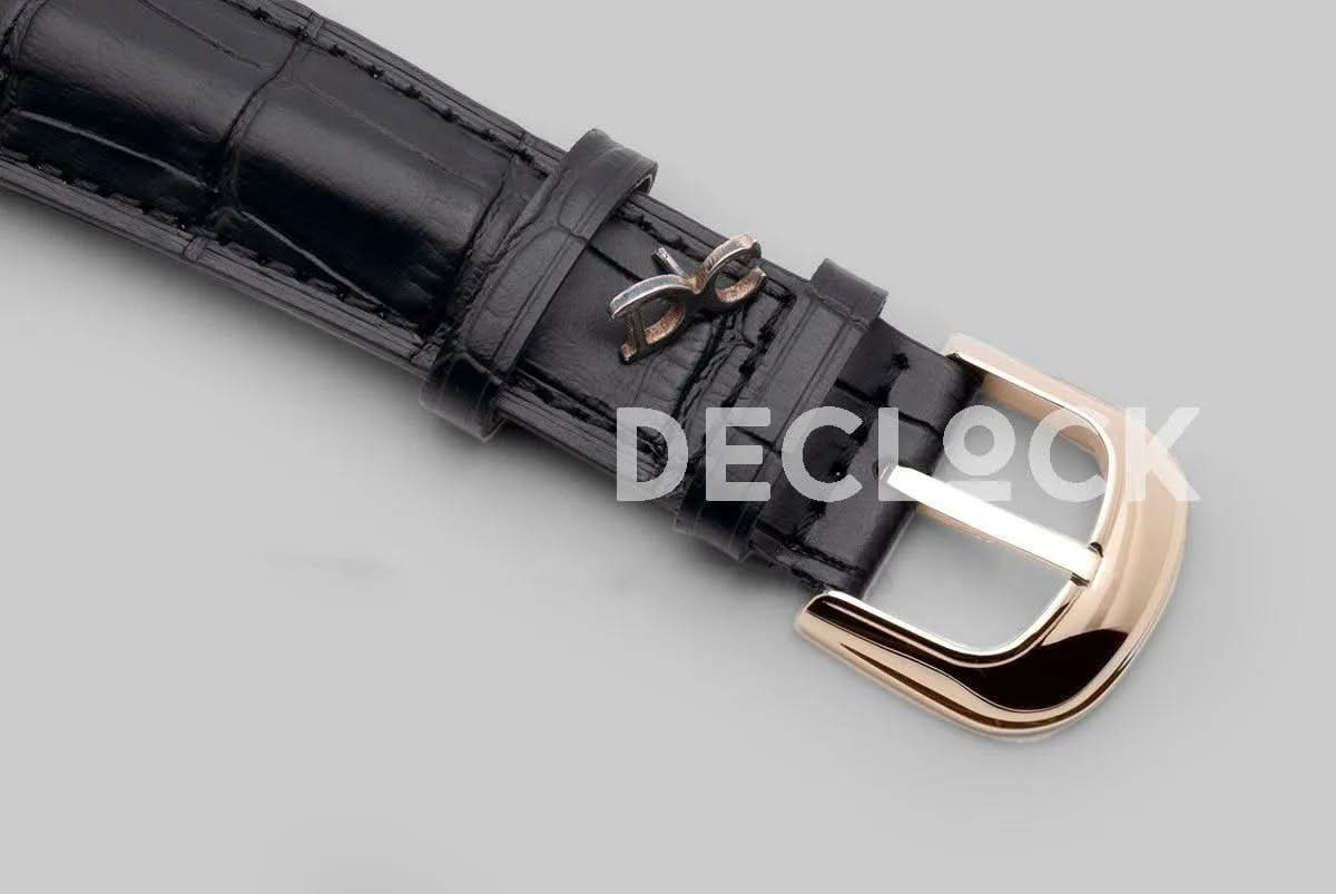 Replica Franck Muller Crazy Hours Black Dial with Colourful Markers in Rose Gold