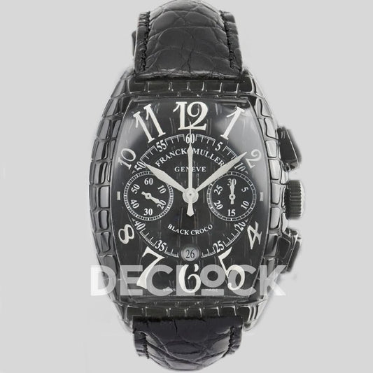 Replica Franck Muller Muller Cintree Black Croc Black Dial 8880CC |  Declock.