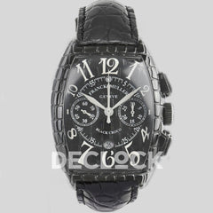 Muller Cintree Black Croc Black Dial 8880CC