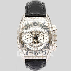 Muller Cintree Iron Croc Silver Dial 7880CC