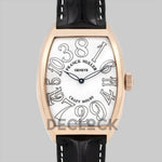 Replica Franck Muller Crazy Hours White Dial with White Markers in Rose Gold - Replica Watches