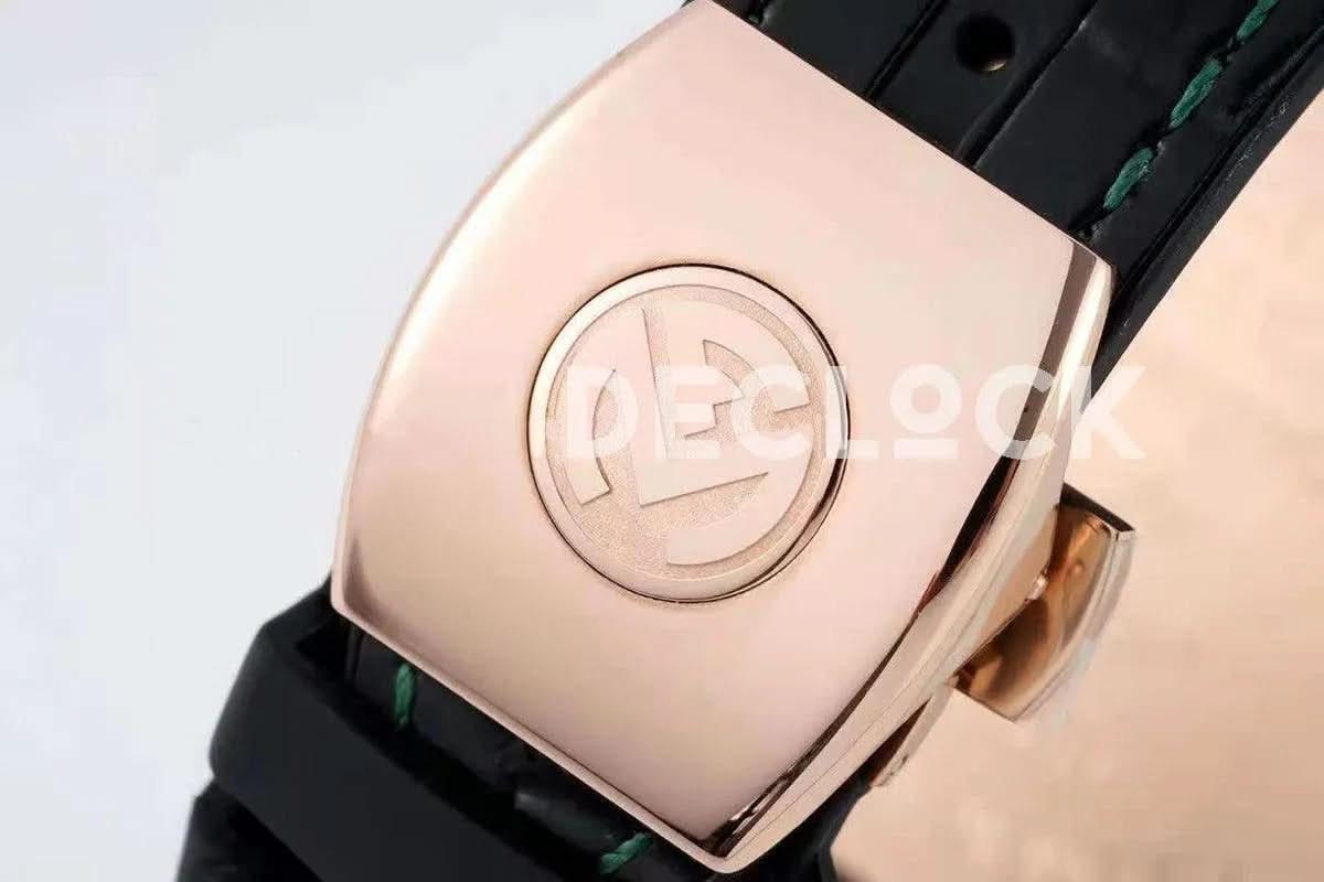 Replica Franck Muller Vanguard V45 Blue Dial in Rose Gold |  Declock.