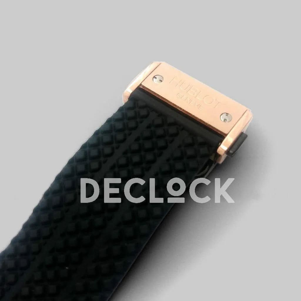 Replica Hublot Big Bang Chronograph Carbon Dial in Rose Gold