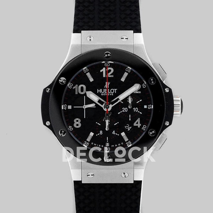 Hublot Big Bang Chronograph Carbon Dial in Steel Replica Watch