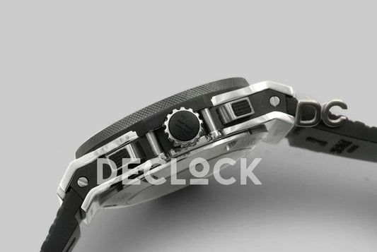 Replica Hublot Big Bang Chronograph Carbon Dial in Steel |  Declock.