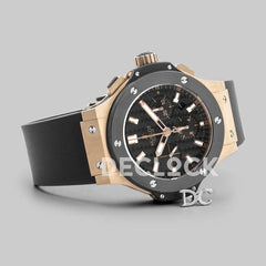 Replica Hublot Big Bang Chronograph Carbon Fibre Dial in Rose Gold