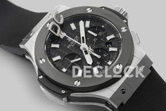 Replica Hublot Big Bang Chronograph Carbon Fibre Dial in Steel