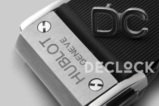 Replica Hublot Big Bang Chronograph Carbon Fibre Dial in Steel |  Declock.