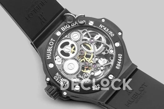 Replica Hublot Big Bang Minute Repeater Tourbillon in Black Ceramic |  Declock.