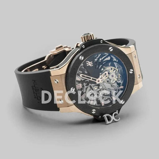 Replica Hublot Big Bang Minute Repeater Tourbillon in Rose Gold |  Declock.