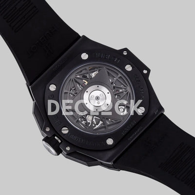 Replica Hublot Big Bang Sang Bleu II Ceramic on Black Rubber Strap