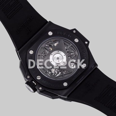Replica Hublot Big Bang Sang Bleu II Ceramic on Black Rubber Strap - Replica Watches