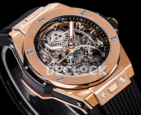 Replica Hublot Big Bang Tourbillon Automatic Rose Gold - Replica Watches