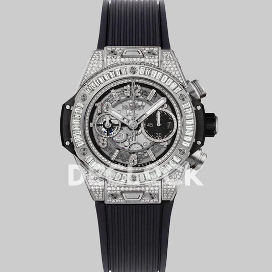Replica Hublot Big Bang SS Unico King Gold Diamond | Declock.