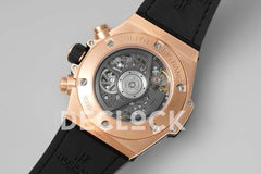 Replica Hublot Big Bang Unico Rose Gold Rainbow King Rainbow Gummy Strap