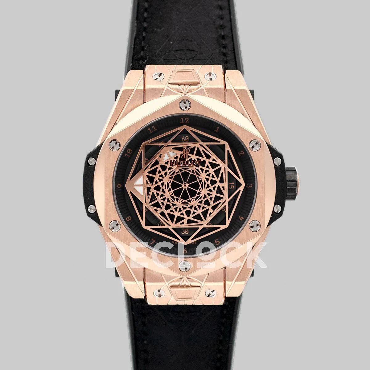 Replica Hublot Big Bang Unico Sang Bleu in Rose Gold - Replica Watches