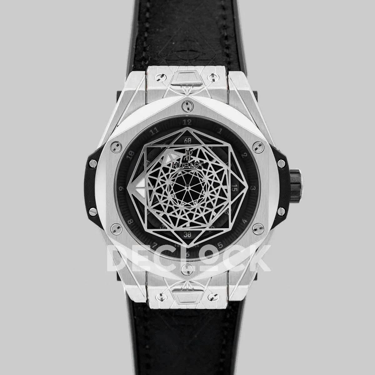 Replica Hublot Big Bang Unico Sang Bleu in Steel |  Declock.