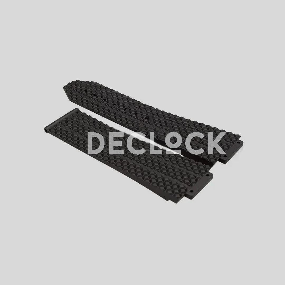 Replica Hublot Black Rubber Strap |  Declock.