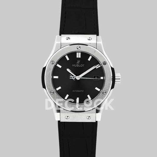 Replica Hublot Classic Fusion Automatic 42mm Black Dial |  Declock.