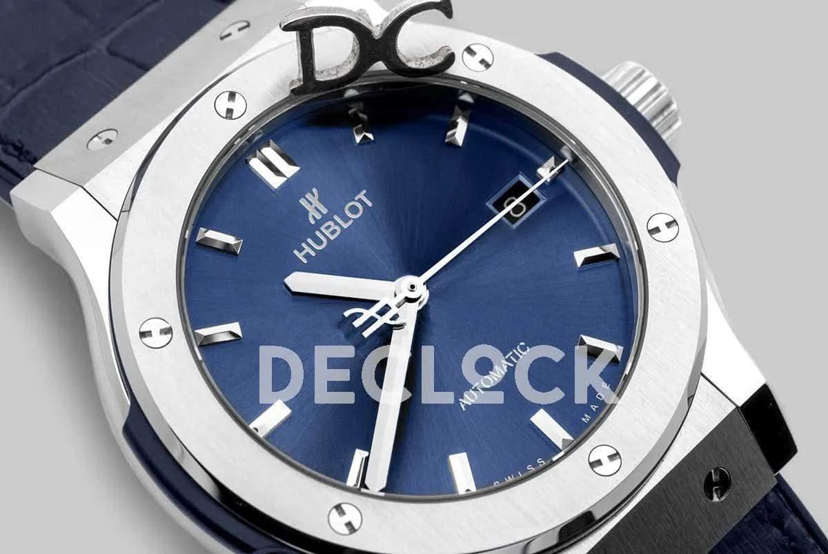 Replica Hublot Classic Fusion Automatic 42mm Blue Dial |  Declock.