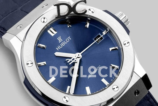 Replica Hublot Classic Fusion Automatic 42mm Blue Dial |  Declock.