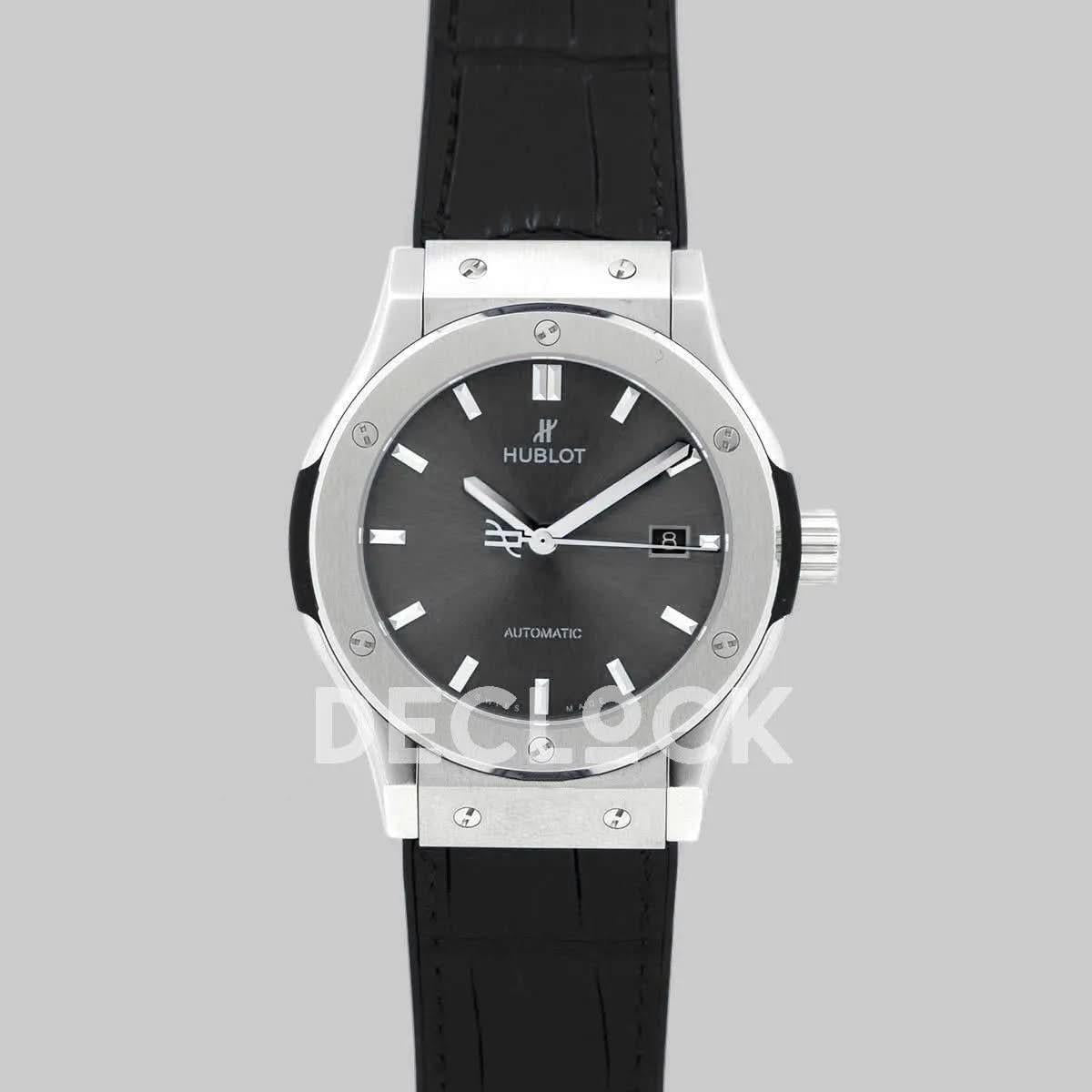 Replica Hublot Classic Fusion Automatic 42mm Grey Dial |  Declock.