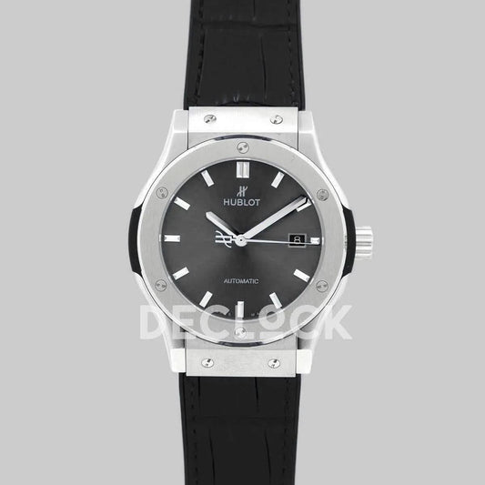Replica Hublot Classic Fusion Automatic 42mm Grey Dial | Declock.