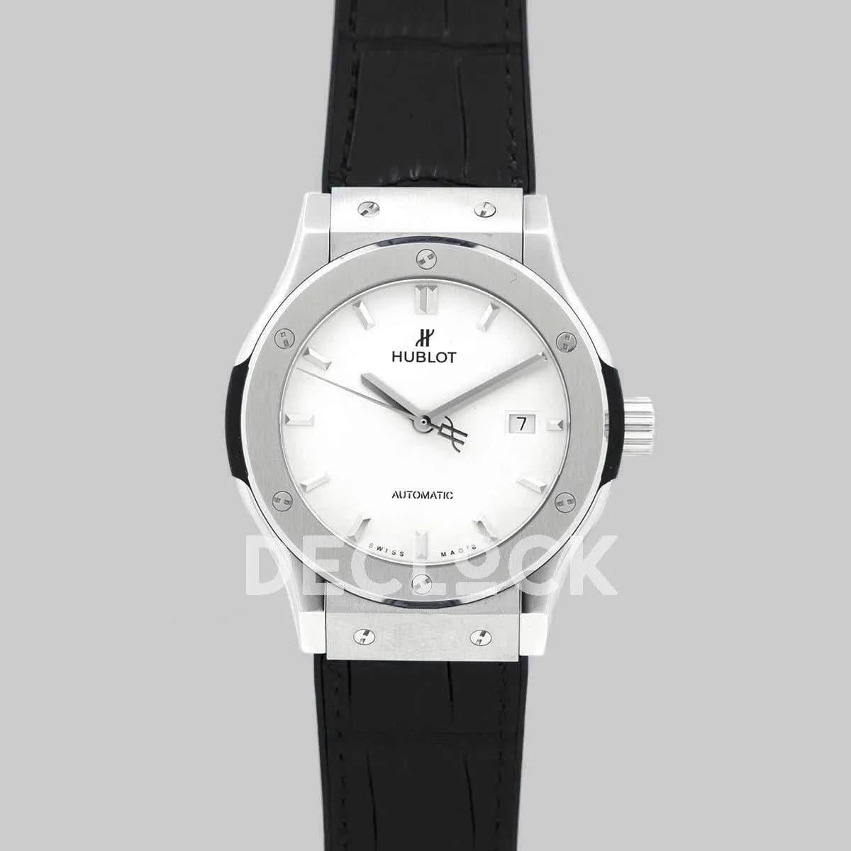Replica Hublot Classic Fusion Automatic 42mm White Dial |  Declock.