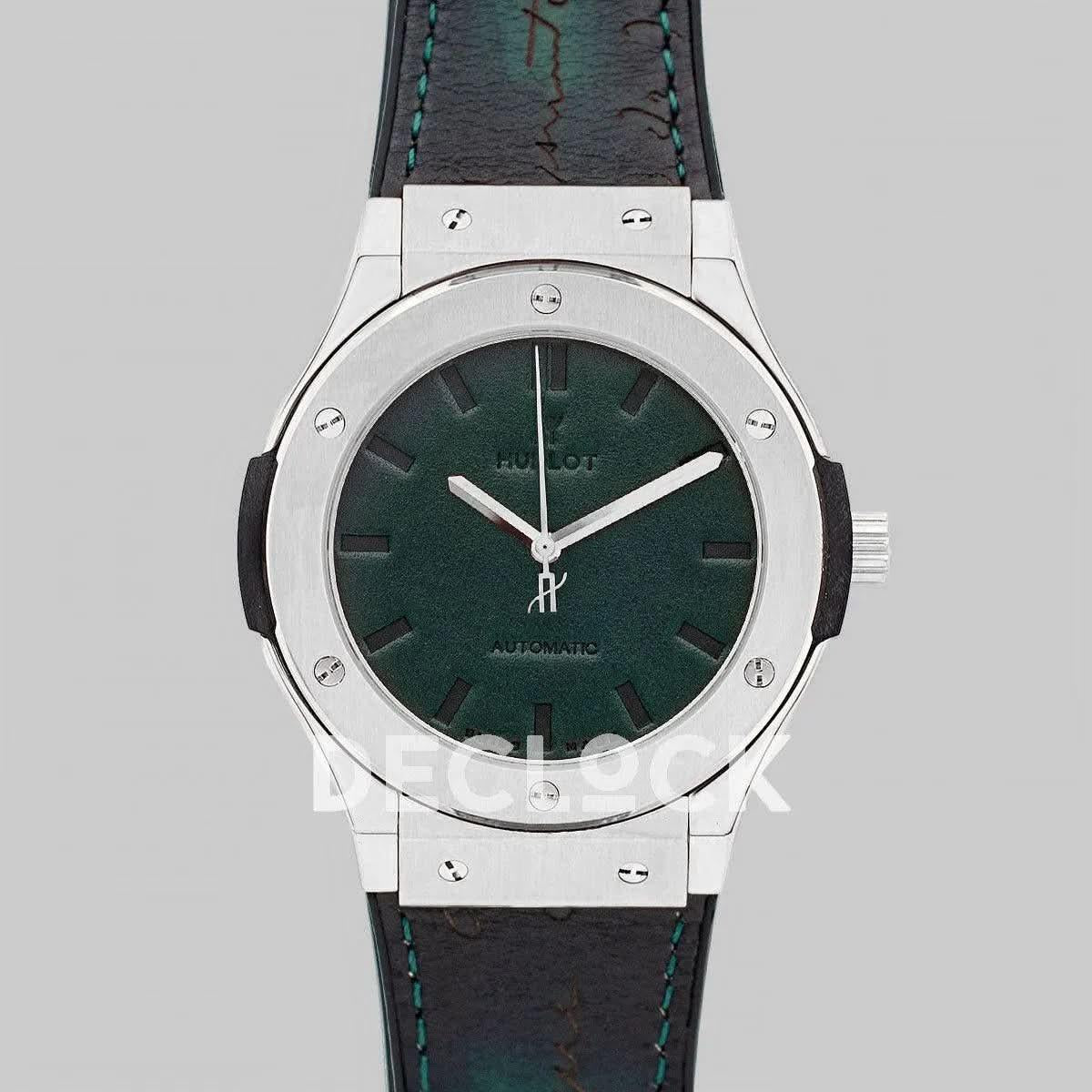 Replica Hublot Classic Fusion Berluti Scritto 45mm in Steel |  Declock.