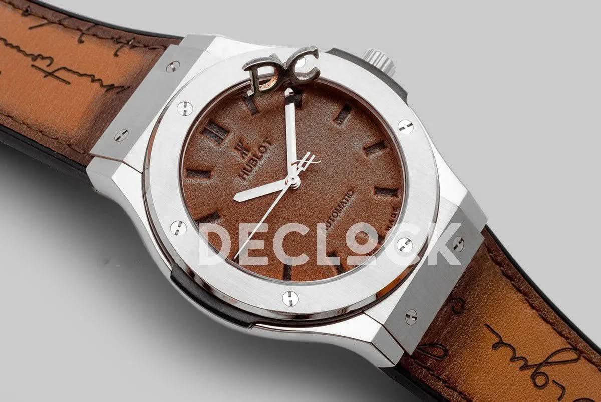 Replica Hublot Classic Fusion Berluti Scritto 45mm in Steel |  Declock.