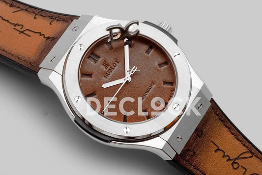 Replica Hublot Classic Fusion Berluti Scritto 45mm in Steel | Declock.