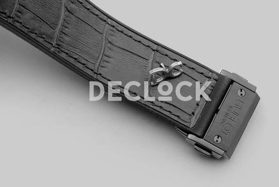 Replica Hublot Classic Fusion Chronograph Black Dial with Rose Gold Bezel in PVD