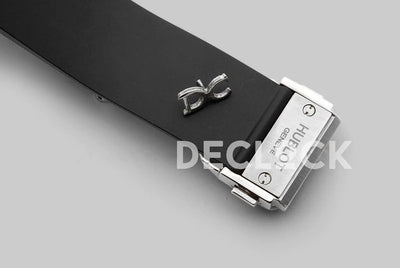 Replica Hublot Classic Fusion Orlinski Steel in Black Faceted Dial on Black Rubber Strap