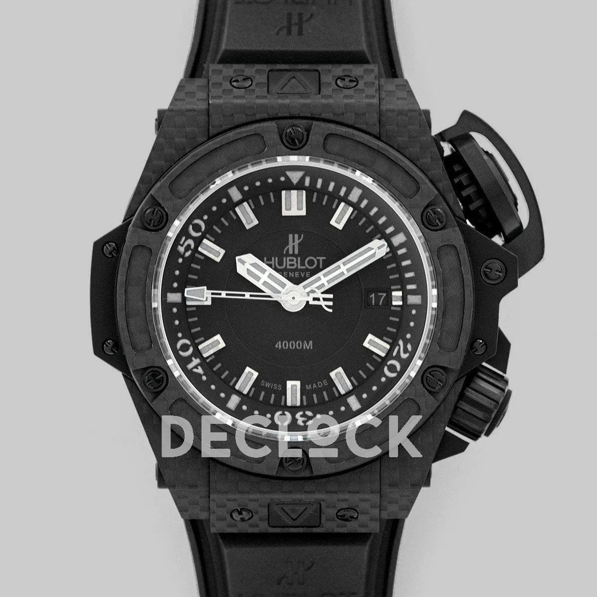 Replica Hublot King Power Oceanographic 4000m Diver Carbon