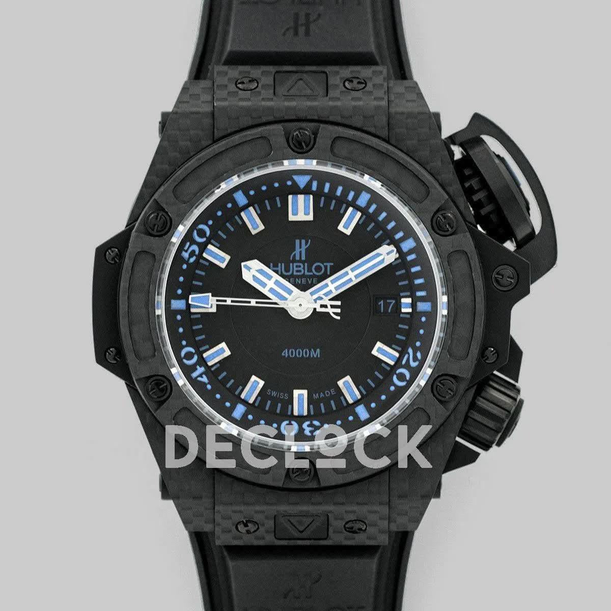 Replica Hublot King Power Oceanographic 4000m Diver Carbon |  Declock.
