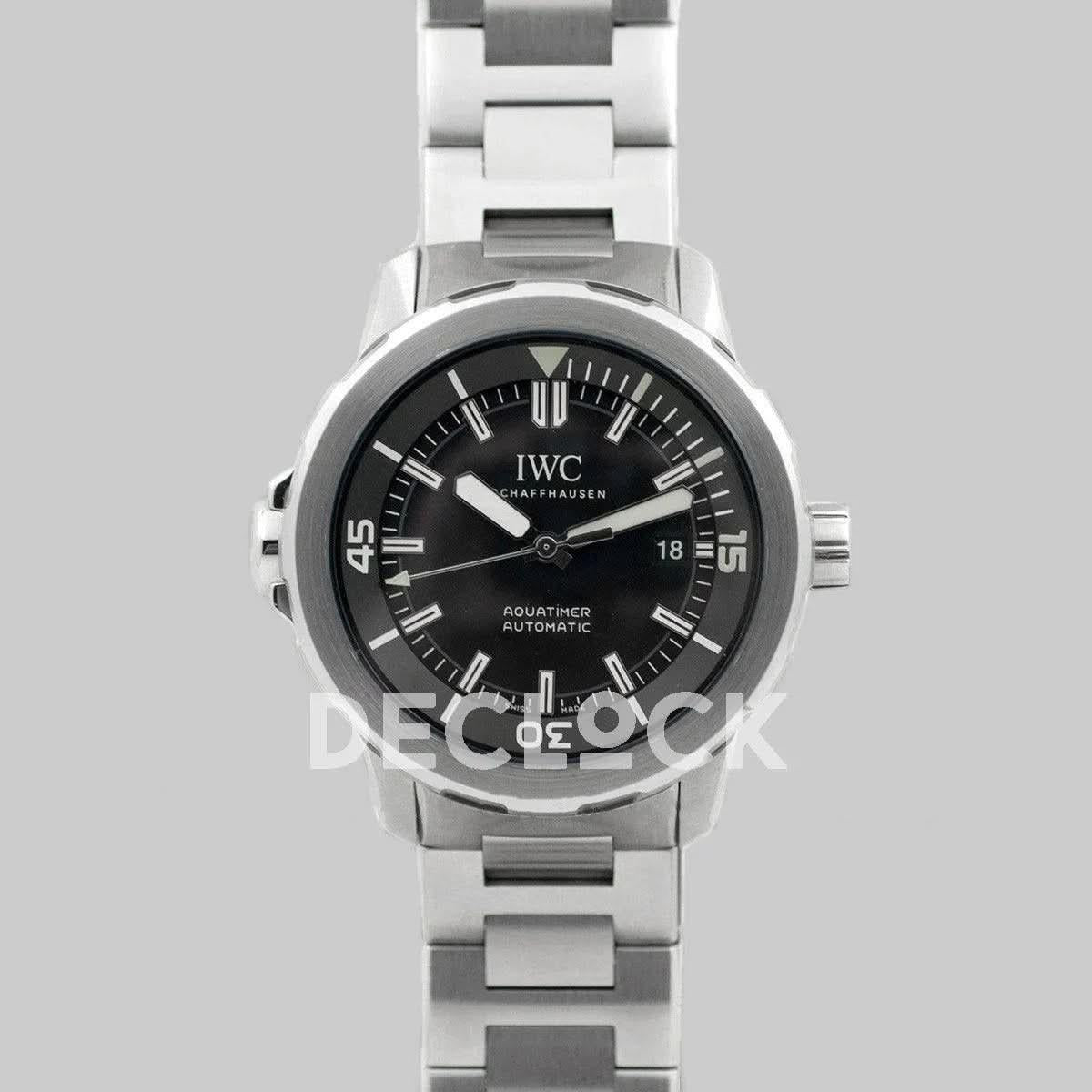 Replica IWC Aquatimer Automatic IW329004 Black Dial |  Declock.
