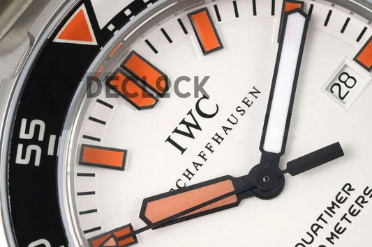 Replica IWC Aquatimer Automatic White/Orange Dial | Declock.