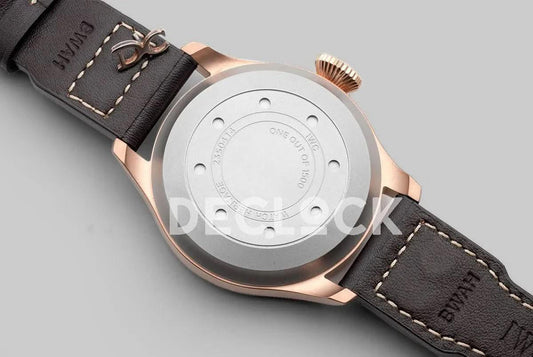 Replica IWC Big Pilot’s Watch Heritage IW501005 Black Dial in Bronze |  Declock.