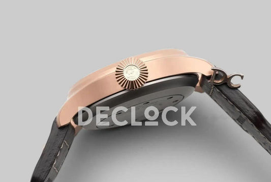Replica IWC Big Pilot’s Watch Heritage IW501005 Black Dial in Bronze |  Declock.