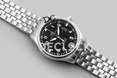Replica IWC Mark XVII Black Dial on Steel Bracelet IW326504