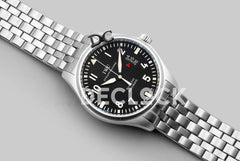 Replica IWC Mark XVII Black Dial on Steel Bracelet IW326504