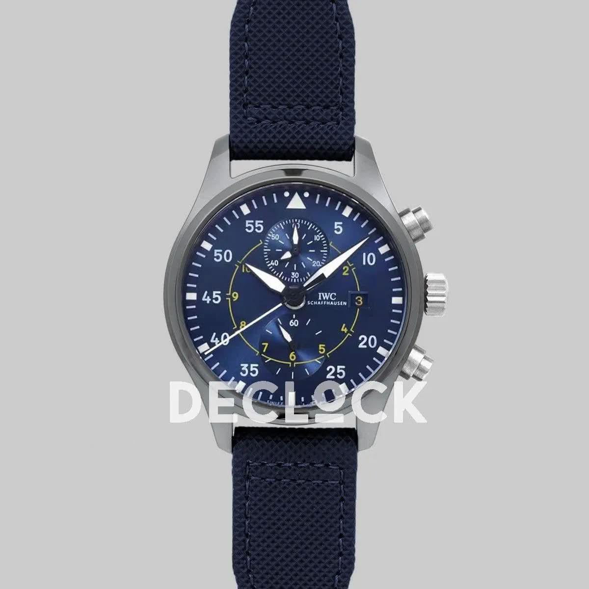 Replica IWC Pilot’s Watch Chronograph Edition ‘Blue Angels®’ IW389008 |  Declock.