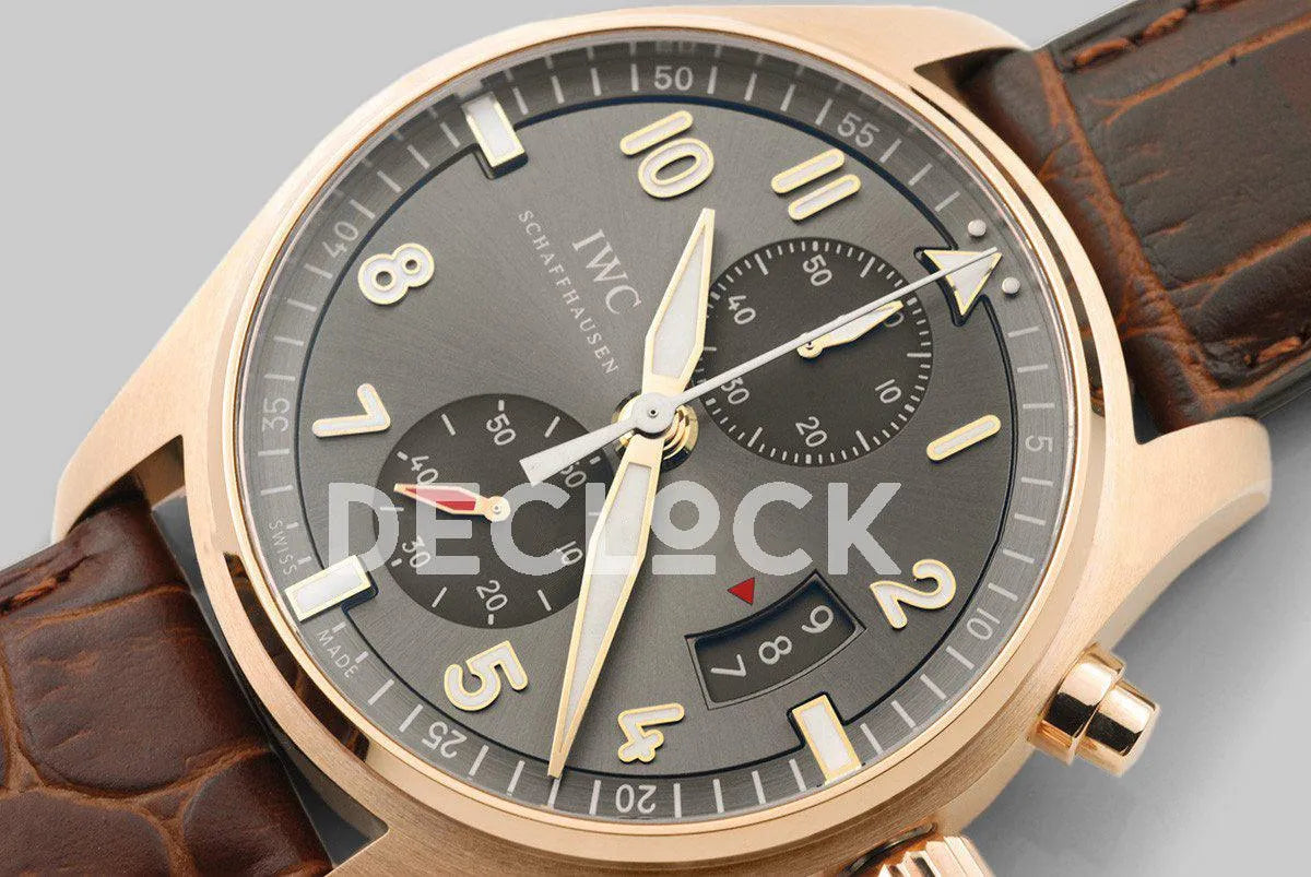 Replica IWC Pilot’s Watch Spitfire Chronograph IW387803 Rose Gold