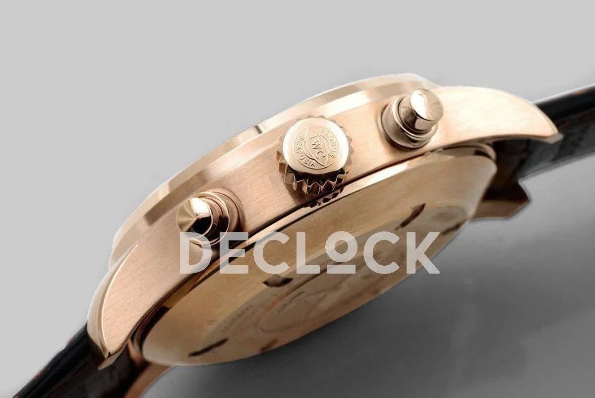 Replica IWC Pilot’s Watch Spitfire Chronograph IW387803 Rose Gold |  Declock.