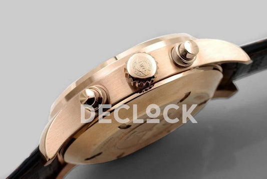 Replica IWC Pilot’s Watch Spitfire Chronograph IW387803 Rose Gold |  Declock.