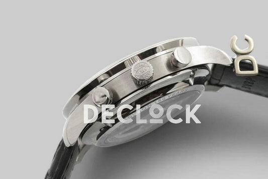 Replica IWC Portugieser Chronograph Edition 150 Years IW3716 Green Dial in Steel | Declock.