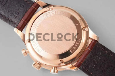 Replica IWC Portugieser Chronograph IW371611 White Dial in Rose Gold