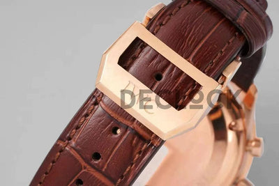 Replica IWC Portugieser Chronograph IW371611 White Dial in Rose Gold