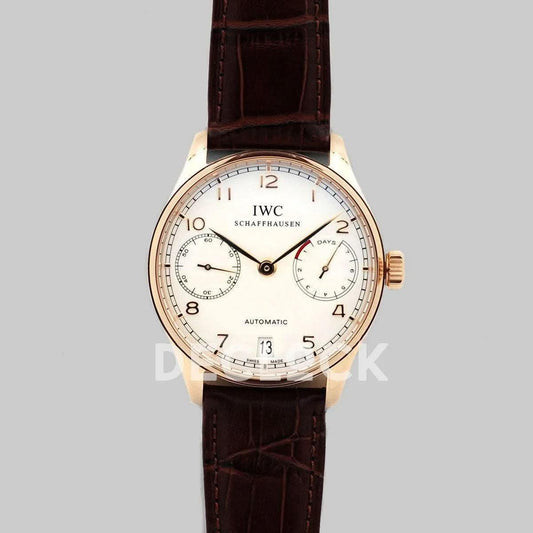 Replica IWC Portuguese Automatic 7 Day IW500701 Rose Gold |  Declock.