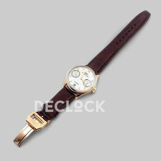 Replica IWC Portuguese Automatic 7 Day IW500701 Rose Gold |  Declock.